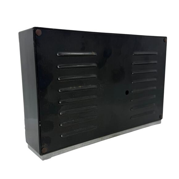 1940’s Art Deco Style Weather Station Black Bakelite Cabinet Fee and Stemwedel - Picture 6 of 15